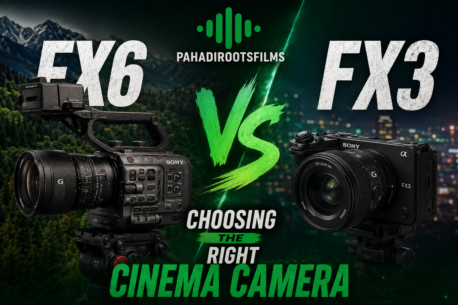 Sony FX6 vs FX3: Choosing the Right Cinema Camera